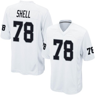 Game Art Shell Men's Las Vegas Raiders Jersey - White