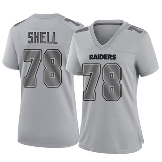 Game Art Shell Women's Las Vegas Raiders Atmosphere Fashion Jersey - Gray