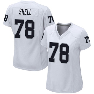 Game Art Shell Women's Las Vegas Raiders Jersey - White