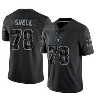 Limited Art Shell Men's Las Vegas Raiders Reflective Jersey - Black