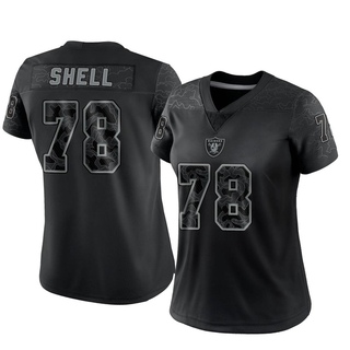 Limited Art Shell Women's Las Vegas Raiders Reflective Jersey - Black